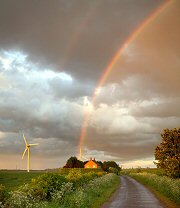 Rainbow over House - Paul J Lashmar